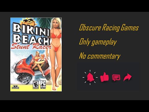 Bikini  Beach Stunt Racer - Obscure Racing Games - Gameplay Only