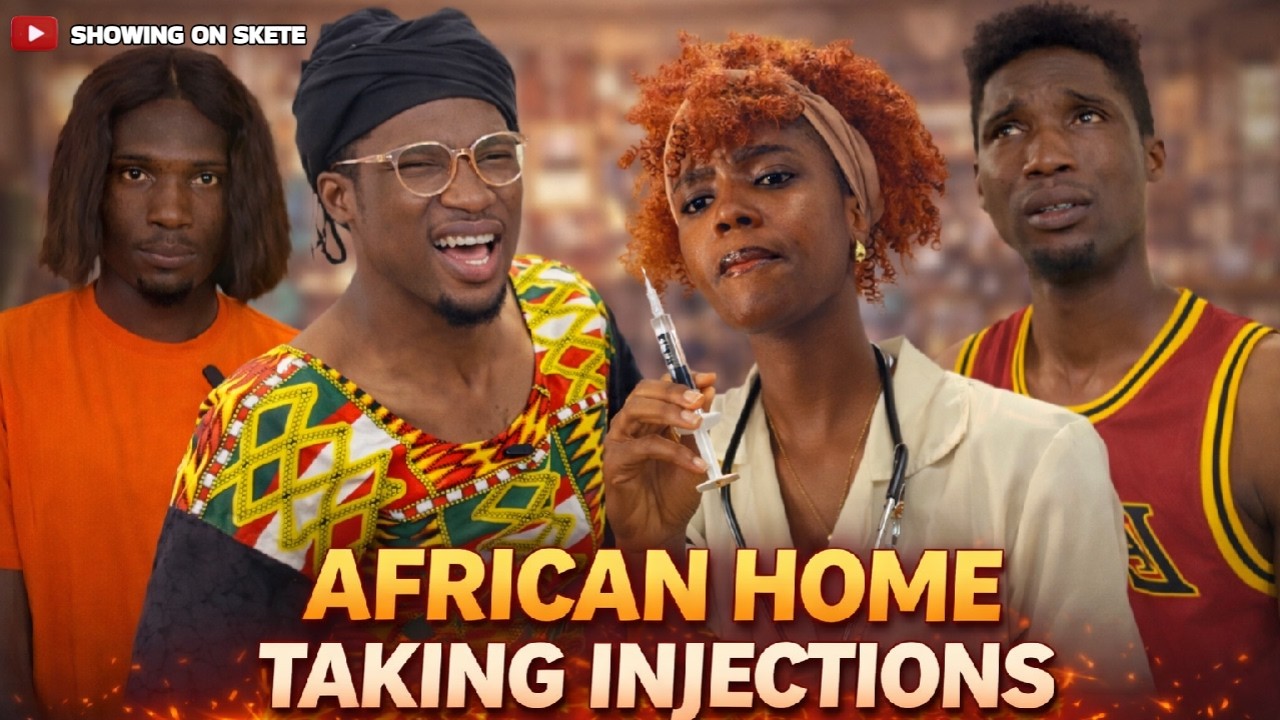 TAKING INJECTION IN AN AFRICAN HOME