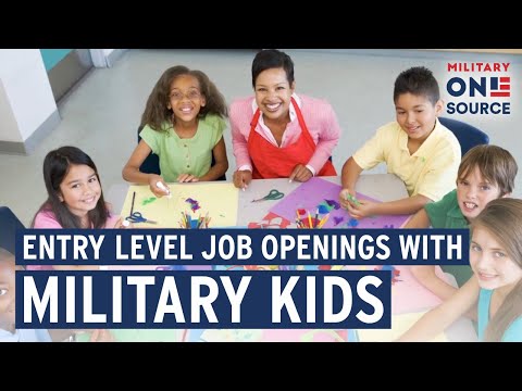 Entry-Level Careers with Military Children and Youth at The Department of Defense