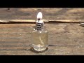 How to make a mini vegetable oil candle