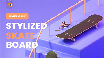 Creating a 3D Skateboard Model in Blender