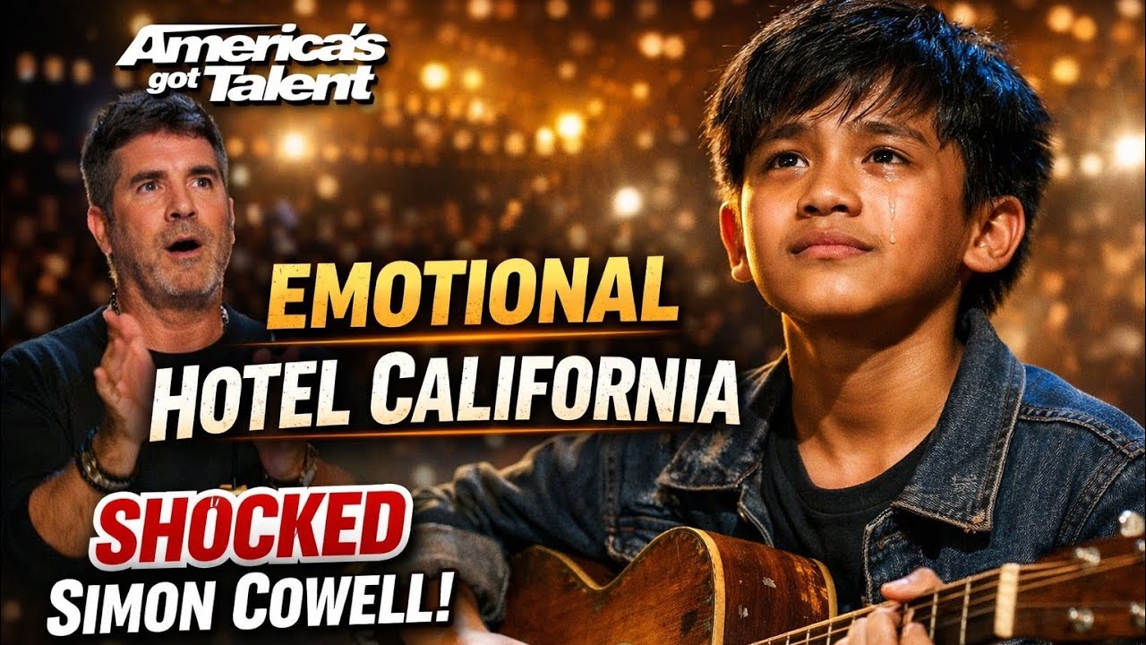 Filipino Boy’s Emotional “Hotel California” Audition on AGT | Moment That Shocked Simon Cowell