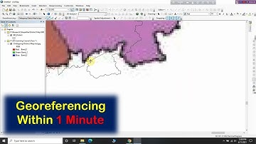 How to Georeference an image or scanned Maps using Shapefile in ArcGIS || Georeferencing in ArcMap