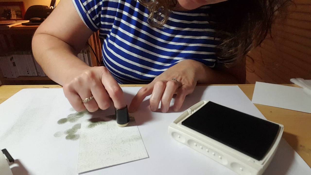 Stampin' Up Fancy Frost Paper - YouTube