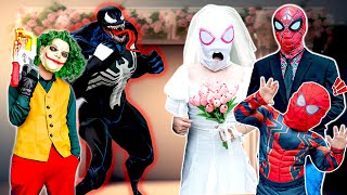 What If Many SPIDER-MAN & JOKER in 1 HOUSE ??? || Rescue BRIDE Spider In Kidnapped + More