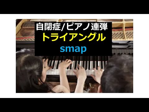 25.自閉症ふたりのピアノ連弾～smapトライアングル