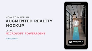 How to make an augmented reality mockup screen using Microsoft PowerPoint