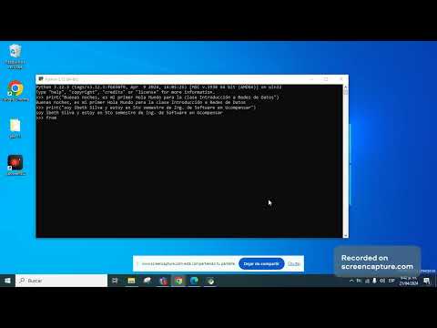 hola mundo en python