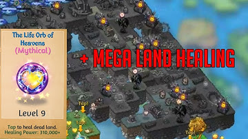Creating Life Orb Of Heavens + Mega Land Healing | Merge Dragons