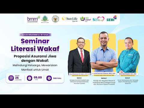 🔴 LIVE | Proposisi Asuransi Jiwa dengan Wakaf: Melindungi Keluarga, Mewariskan Manfaat untuk Umat