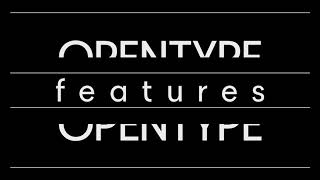 Redoneta™ - OpenType features #01