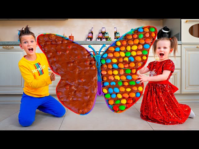 Five Kids Pop It Challenge + more Children's Songs and Videos class=