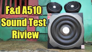 f&d a510 2.1 multimedia speakers