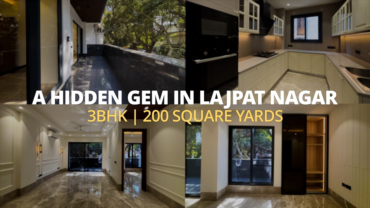 Luxury 3 BHK Floor in South Delhi | Inside Lajpat Nagar Luxury Apartment