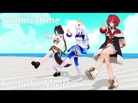【#にじさんじMMD】Summertime cinnamons × evening cinema dance covored by Sanbaka【非公式】