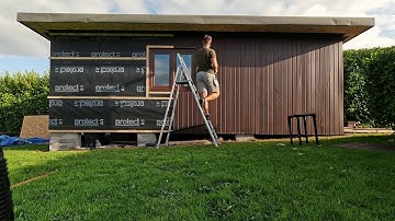Wood Effect Steel Cladding - Time lapse installation process