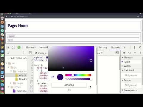 Chrome 63 Workspace 2.0 feature and webpack livereload