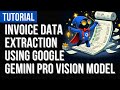 Ask Questions Directly to Invoices using Google's Gemini Pro Vision | Python | Google AI Studio