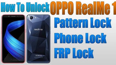 oppo Realme 1 pattern, password, frp unlock by miracle box ??100% solution??