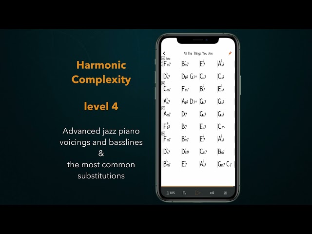 How the Harmonic Complexity Slider works - Genius Jamtracks for iOS