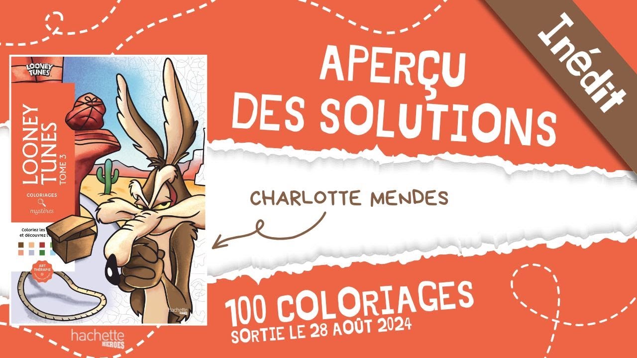 Looney Tunes tome 3 - coloriages mystères Hachette Heroes - APERCU