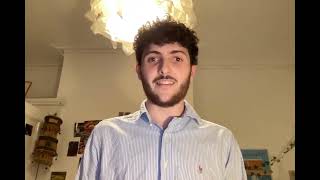 ITV News Trainee Application: George Pizani