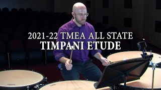 TMEA 2021-22 Percussion Audition Etudes: Timpani