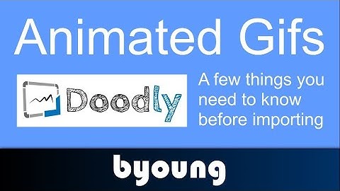 Doodly  - Importing and using Animated Gifs. A few things you need to know.