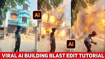 Realistic Building Blast Video Editing || Realistic Vfx Effect Using Ai Tool | Viral Blast Reel Edit