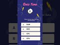 Quiz Time