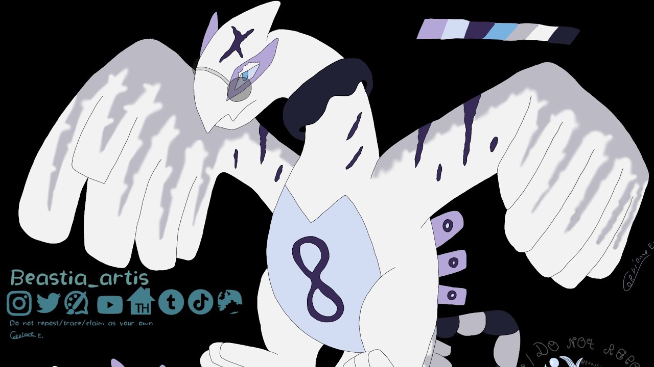 Speedpaint | Pokemon OC | Lugia Gojo