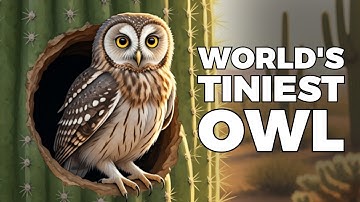 The TINIEST Owl in the World PLAYS DEAD When Caught - Elf Owl