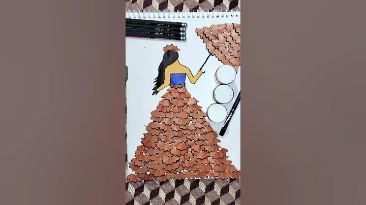 Pencil Shaving Art✏️#shorts #trending