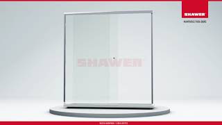 SHAWER - DRITTO FRONT 2 CORREDIZA - Mampara de dos hojas corredizas