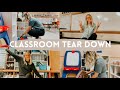CLASSROOM TEAR DOWN VLOG | packing up my first classroom