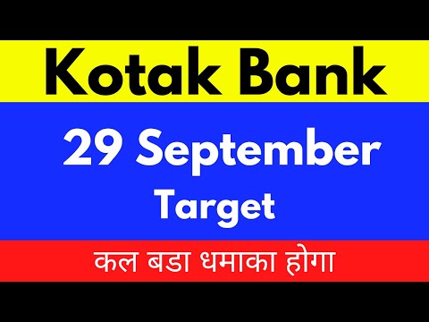 Kotak Bank Stock Latest News | Kotak Share Price Target 29 Sep | Kotak Mahindra Bank Share Price