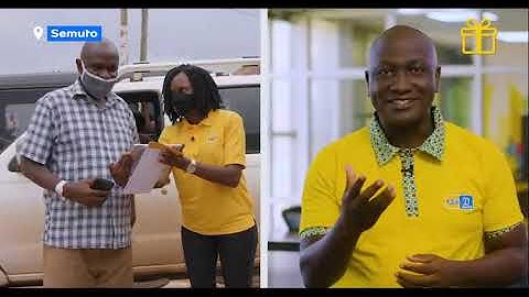 #MTNSenkyu: Richard Kizito from Semuto receives a Senkyu gift