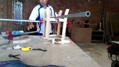 Cảo ráp ghế đôn tròn xưởng mộc D I Y mộc tại nhà