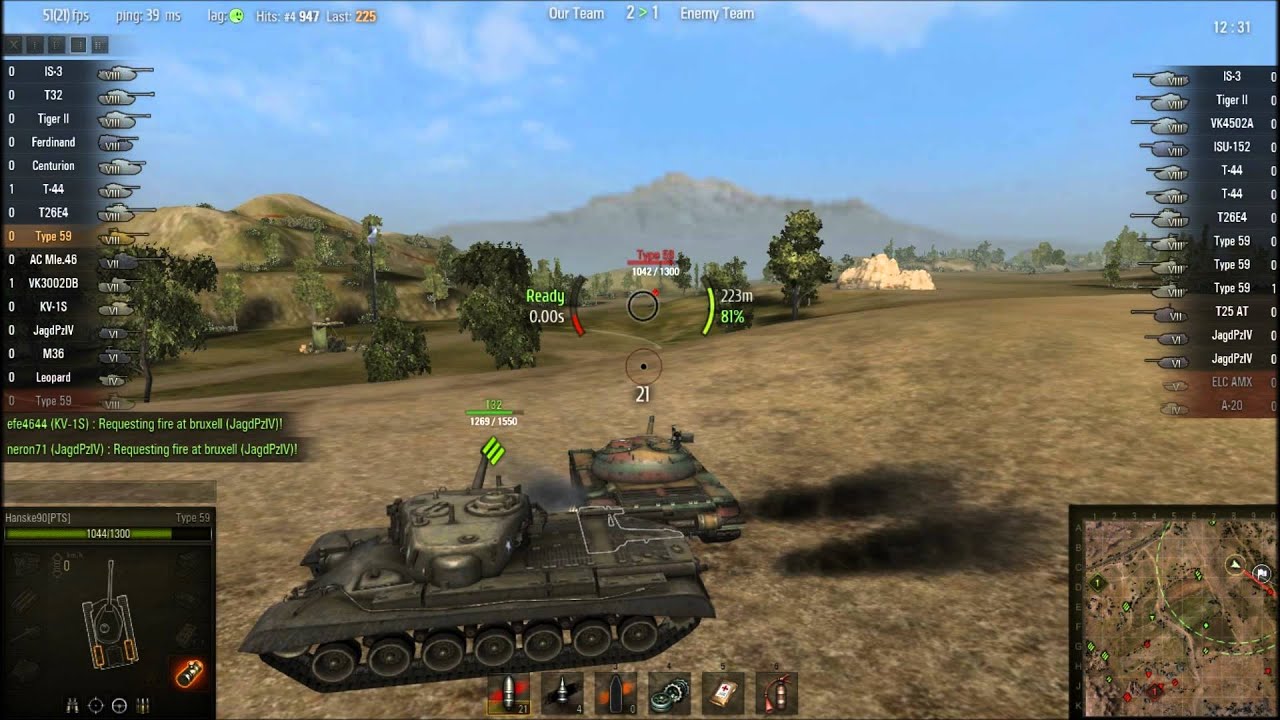 pirates of the caribbean 2 World of Tanks Type 59 Gameplay - Steppes [With Commentary]