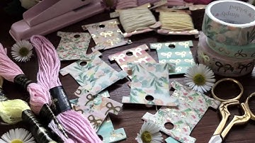 Trash To Treasure: How To Make Embroidery Floss Cards
