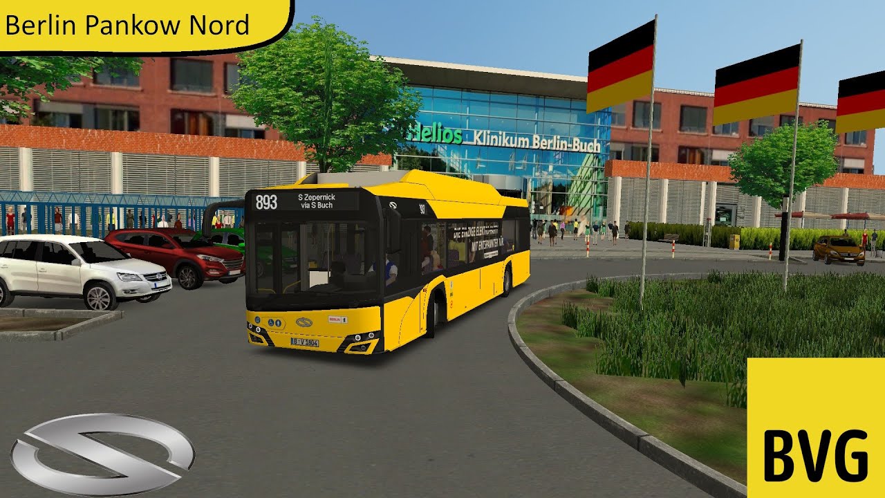 OMSI 2 I Berlin Pankow Nord Linie 893 im Solaris Urbino 12 Electric