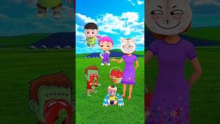 Zombie Dikasi Strawberry Busuk #shortvideo #cartoon #kartun #funny #animasi #comedy #animation