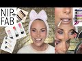 *NIP FAB MAKEUP* FIRST IMPRESSIONS REVIEW TUTORIAL HAUL FIX STIX CONCEALER CINNAMON PALETTE GALACTIC