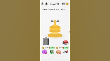 Braindom Level 43 Can you make the bin thinner