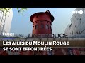 A Paris, &quot;une grande tristesse&quot; après la chute des ailes du Moulin Rouge | AFP