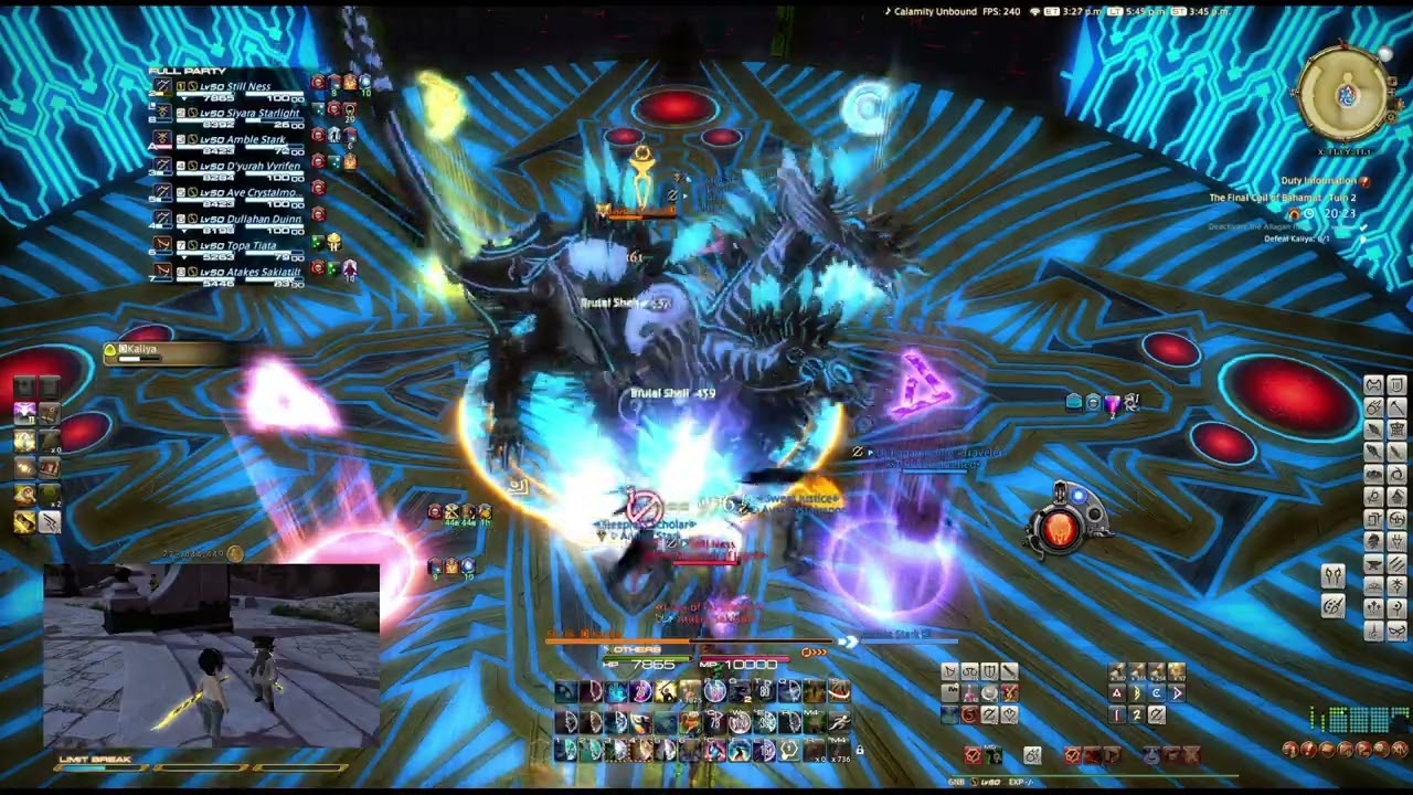 FFXIV  The Final Coil of Bahamut Turn 11 Kaliya MinIlvl No Echo  6 TANKS 2 DPS No Healers