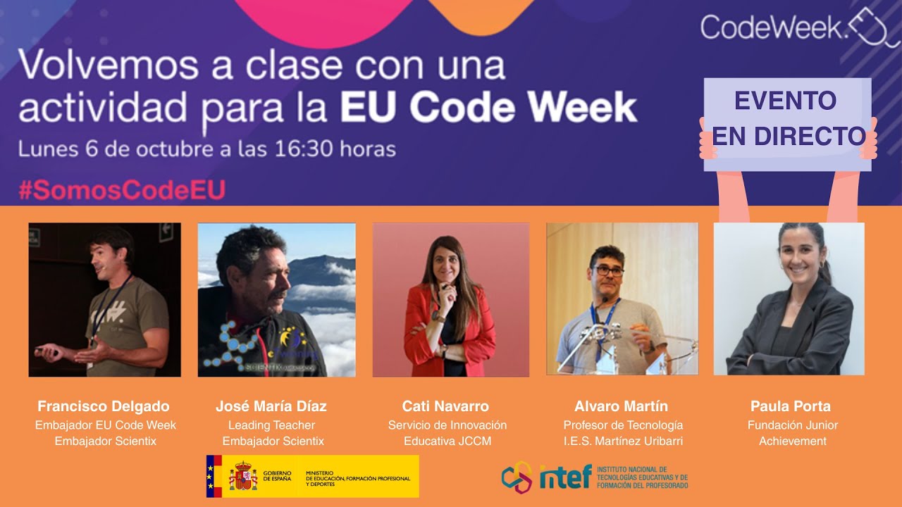 Volvemos a clase con una actividad para la EU Code Week - YouTube