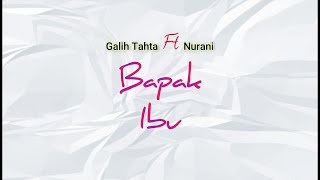 BAPAK IBU -Galih Tahta ft Nurani (official video lirik) gedene emas segunung ora biso tak saur