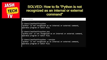 SOLVED: How to Fix "Python Not Recognized as an Internal or External Command" on Windows 10/11[2024]