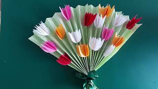 Doe-Het-Zelf Papier Fan. Doe-Het-Zelf Papier Fan. Веер Из Бумаги Своими Руками.